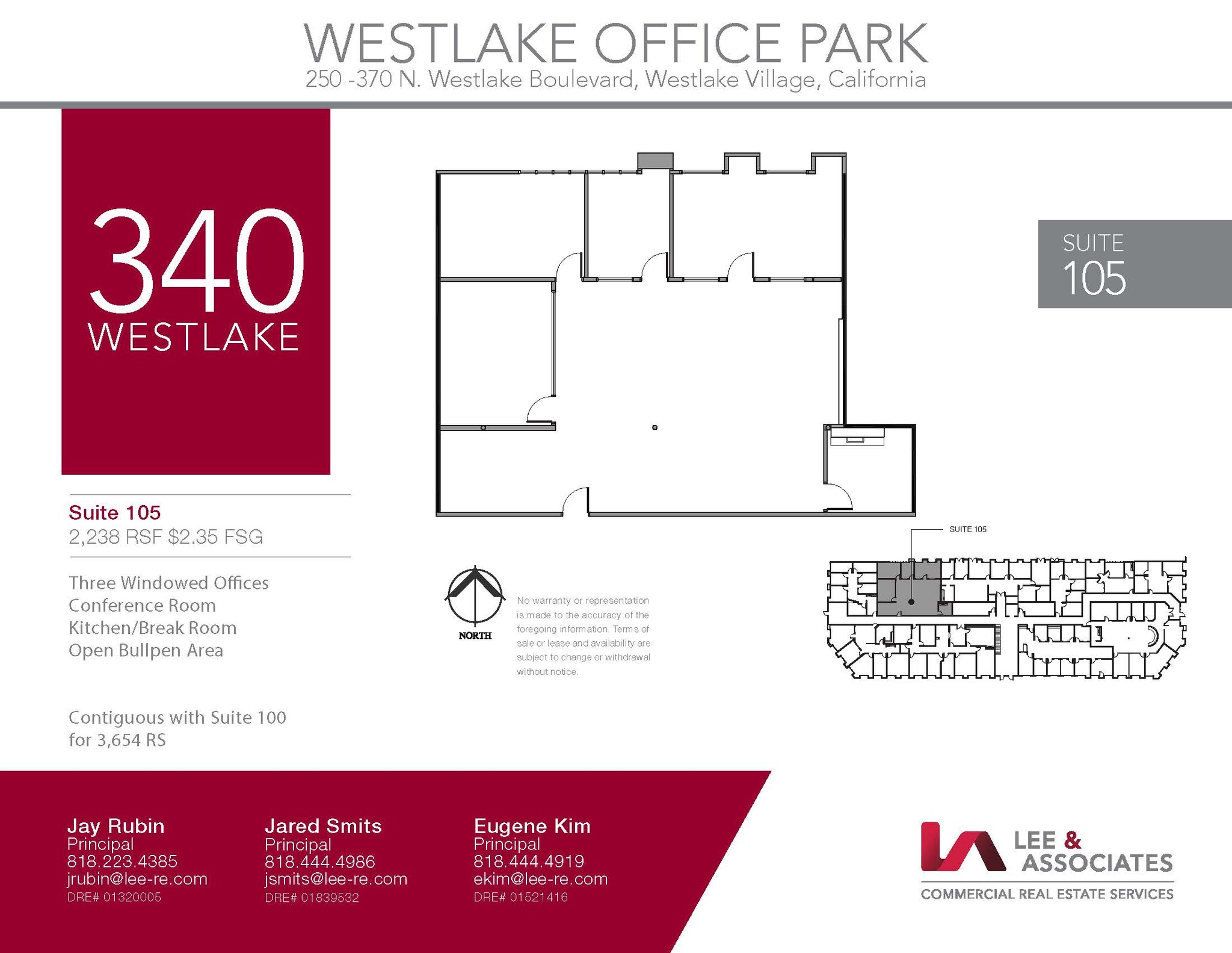 250 N Westlake Blvd, Westlake Village, CA for lease Floor Plan- Image 1 of 1