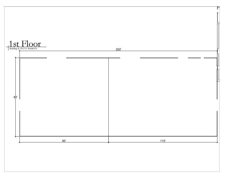 5912 N Burdick St, East Syracuse, NY for lease Floor Plan- Image 1 of 1