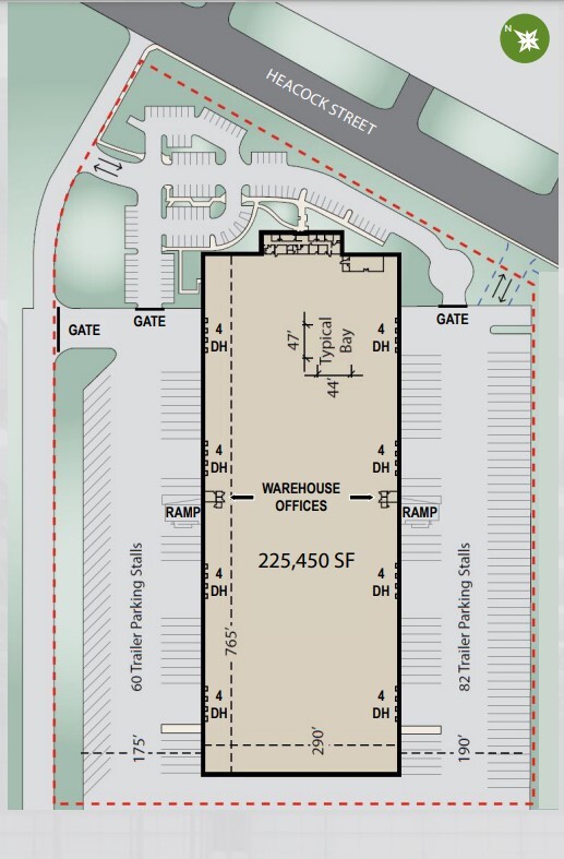 16875 Heacock St, Moreno Valley, CA for lease Site Plan- Image 1 of 1