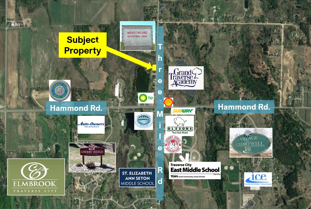 3 Mile Rd, Traverse City, MI for sale Aerial- Image 1 of 1