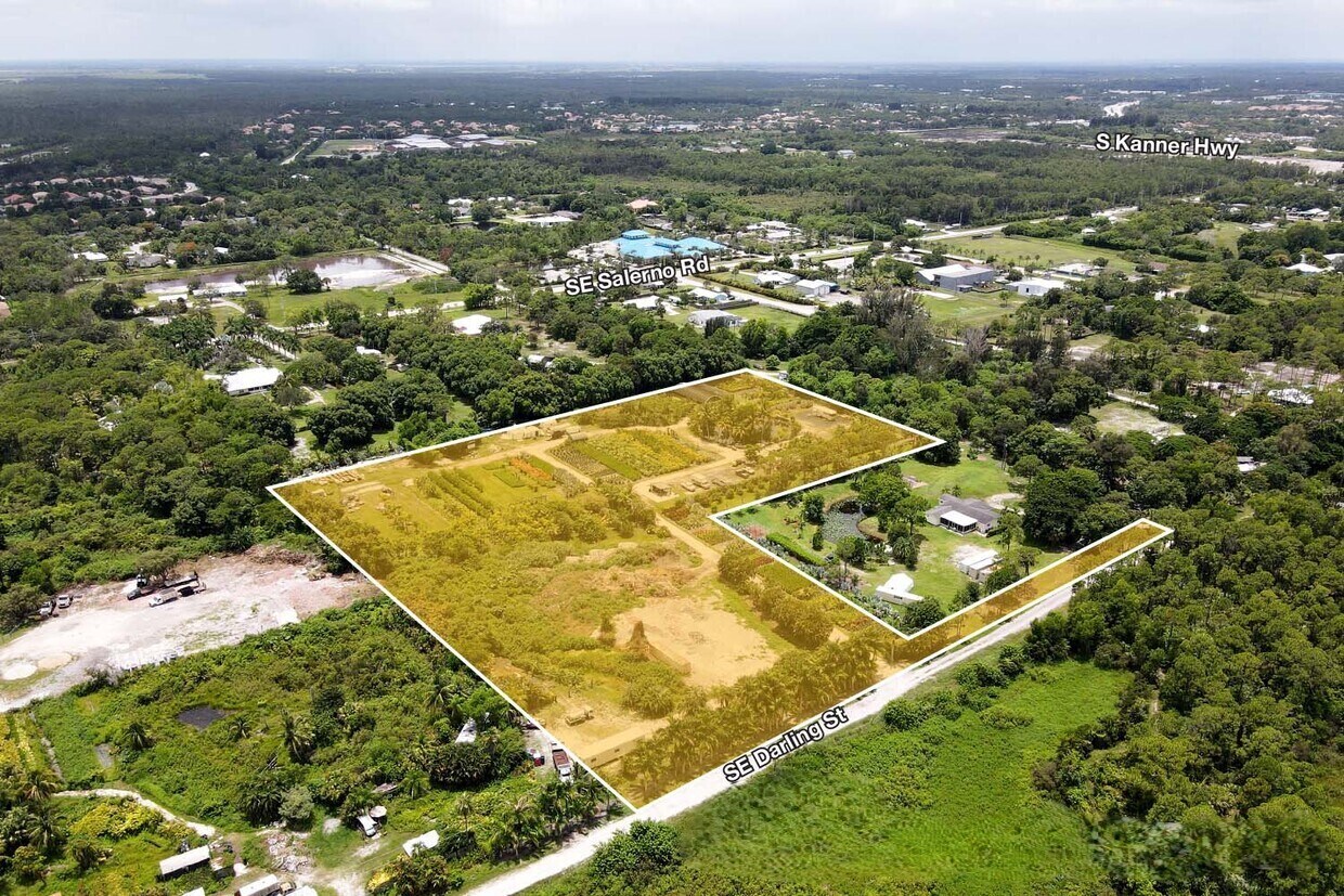 1050 SE Darling St, Stuart, FL for sale Aerial- Image 1 of 1