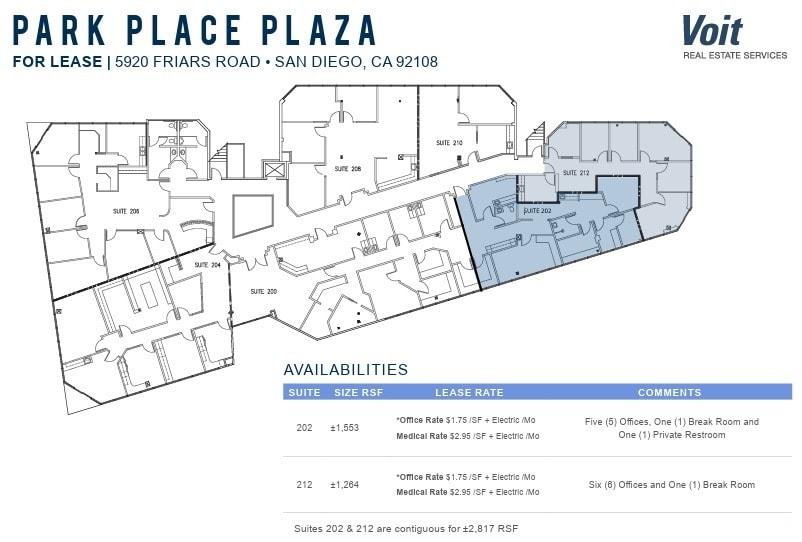 5920 Friars Rd, San Diego, CA for lease Floor Plan- Image 1 of 1