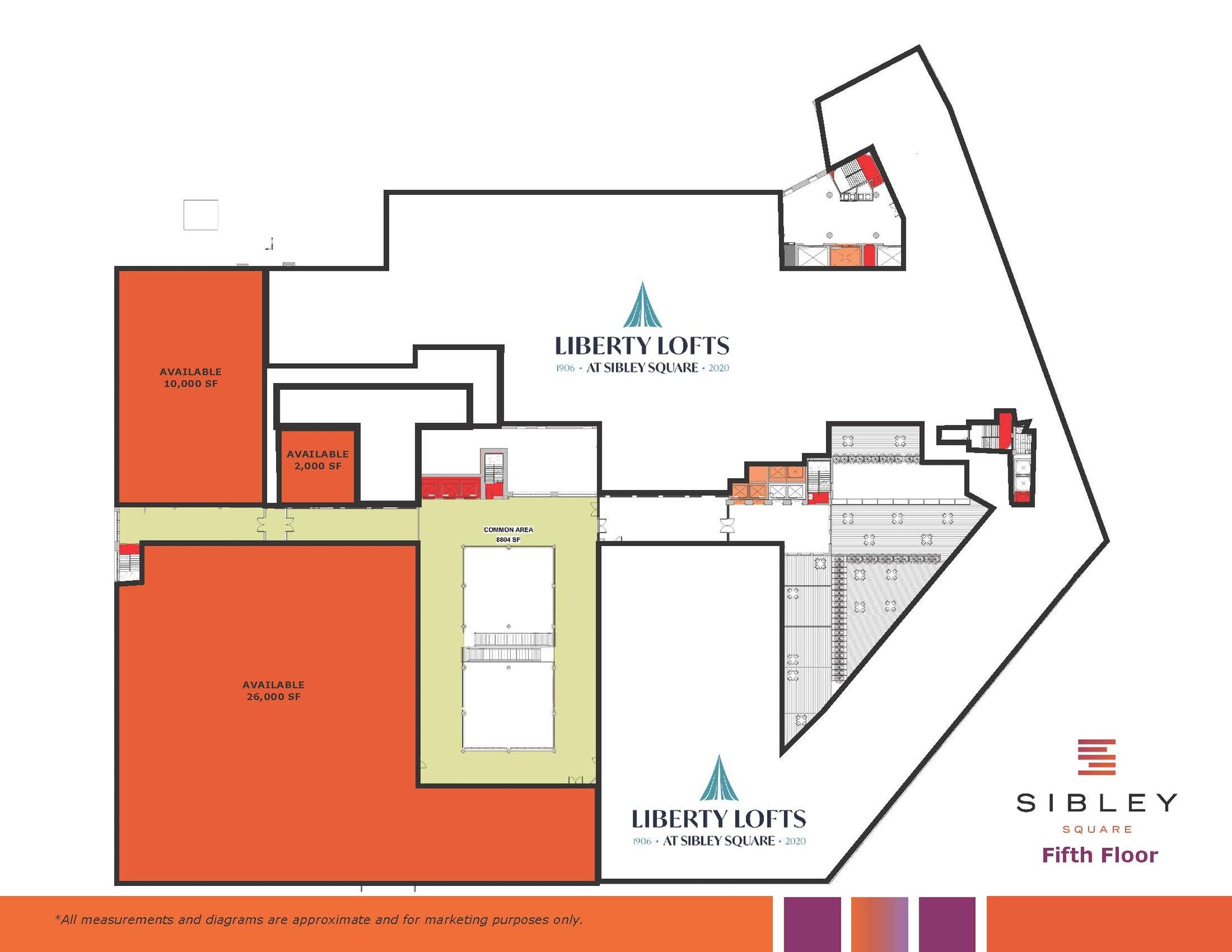 25 Franklin St, Rochester, NY for lease Floor Plan- Image 1 of 3