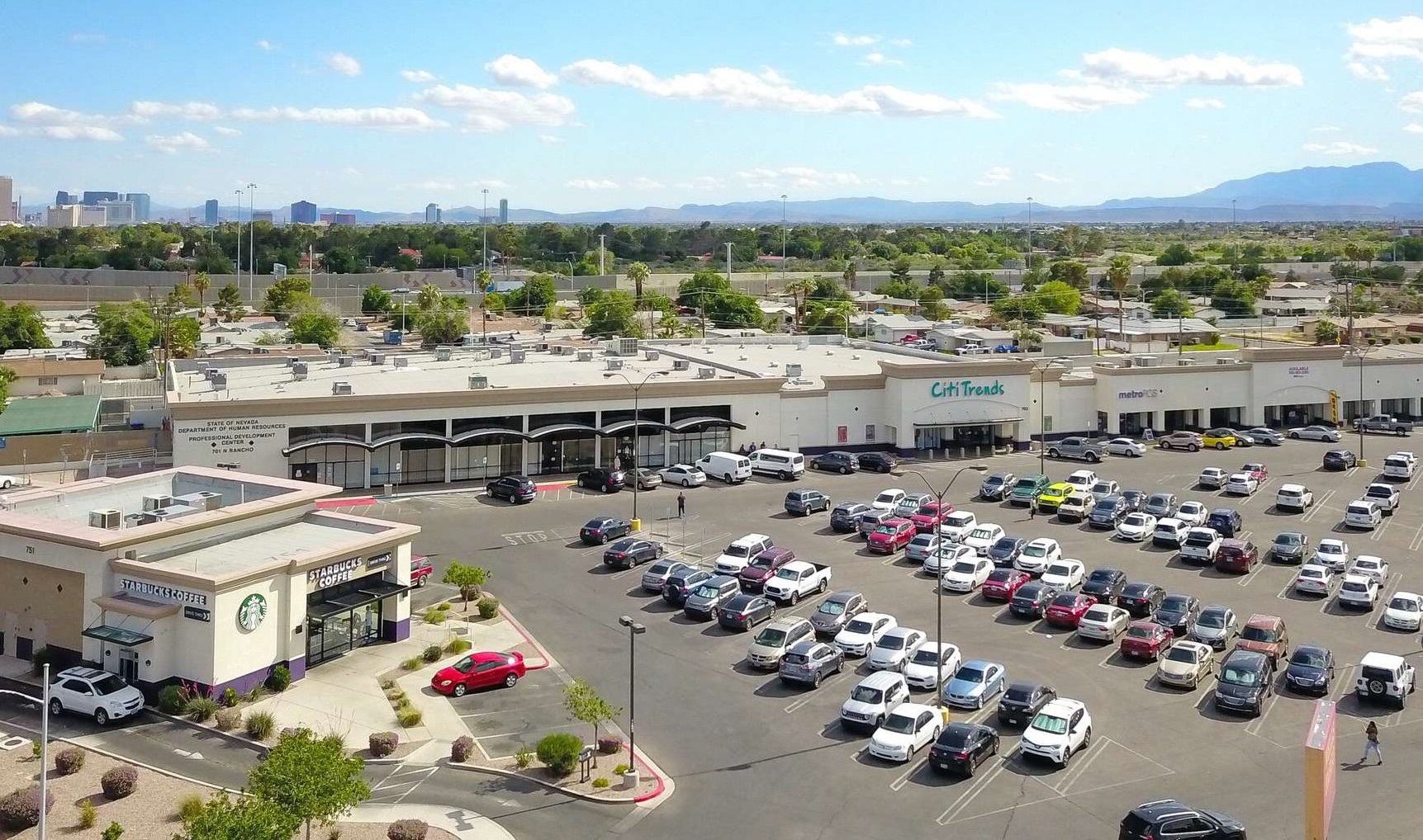 701-725 N Rancho Dr, Las Vegas, NV for lease Aerial- Image 1 of 7