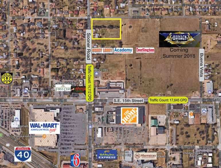 1300 S Sooner Rd, Midwest City, OK for sale - Building Photo - Image 1 of 1