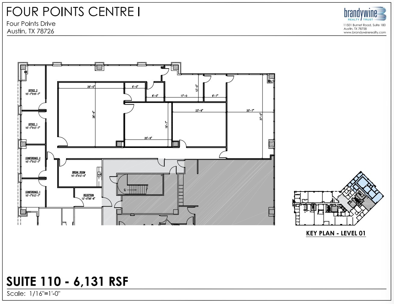 11305 Four Points Dr, Austin, TX for lease Floor Plan- Image 1 of 1
