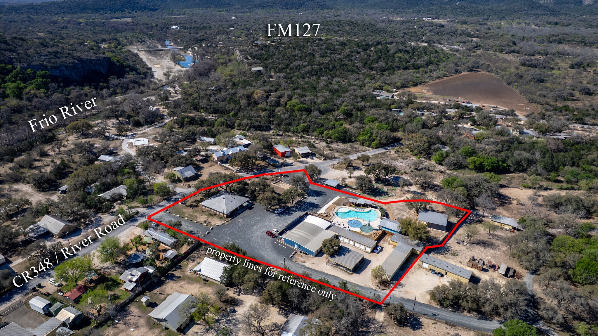 677 River Road, Concan, TX for sale Aerial- Image 1 of 1