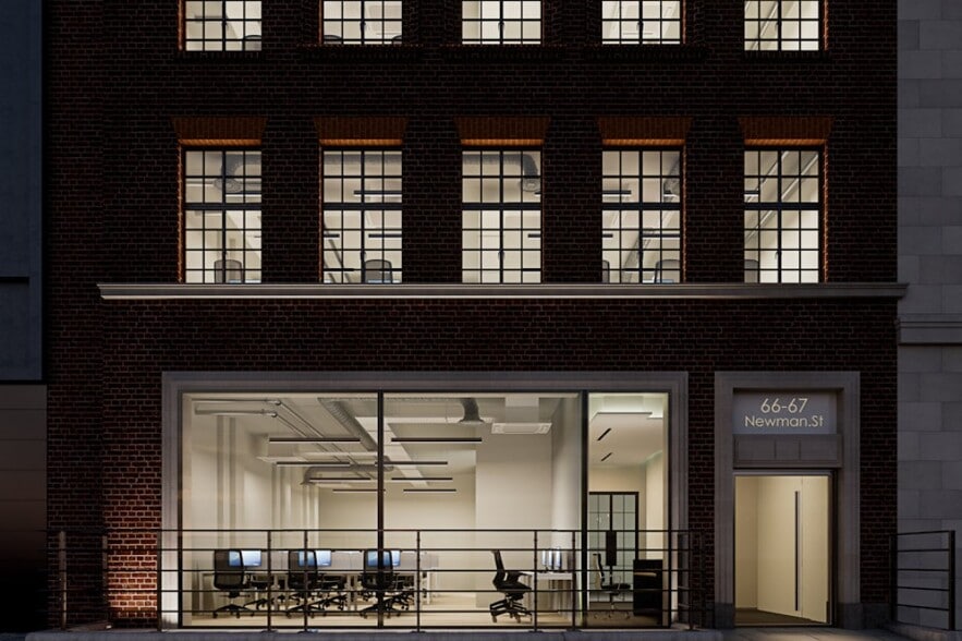 66-67 Newman St, London for lease - Building Photo - Image 3 of 12