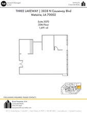 3900 N Causeway Blvd, Metairie, LA for lease Site Plan- Image 1 of 1