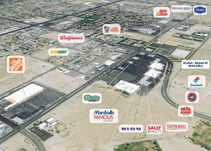 910 N China Lake Blvd, Ridgecrest, CA - AERIAL map view