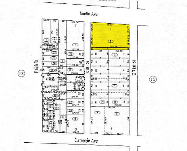 7012 Euclid Ave, Cleveland, OH for sale - Plat Map - Image 1 of 15