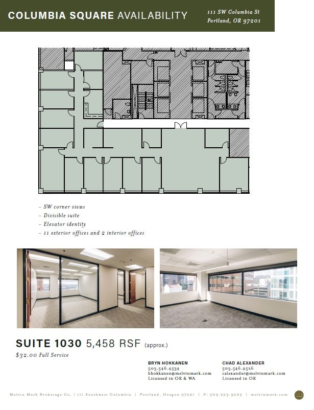111 SW Columbia St, Portland, OR for lease Floor Plan- Image 1 of 7