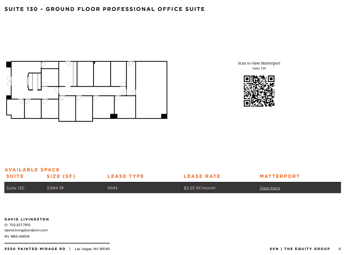 5550 Painted Mirage Rd, Las Vegas, NV for lease Floor Plan- Image 1 of 16