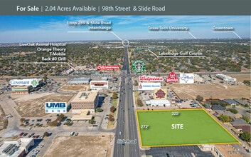 9813-9815 Slide rd, Lubbock, TX - AERIAL map view - Image1