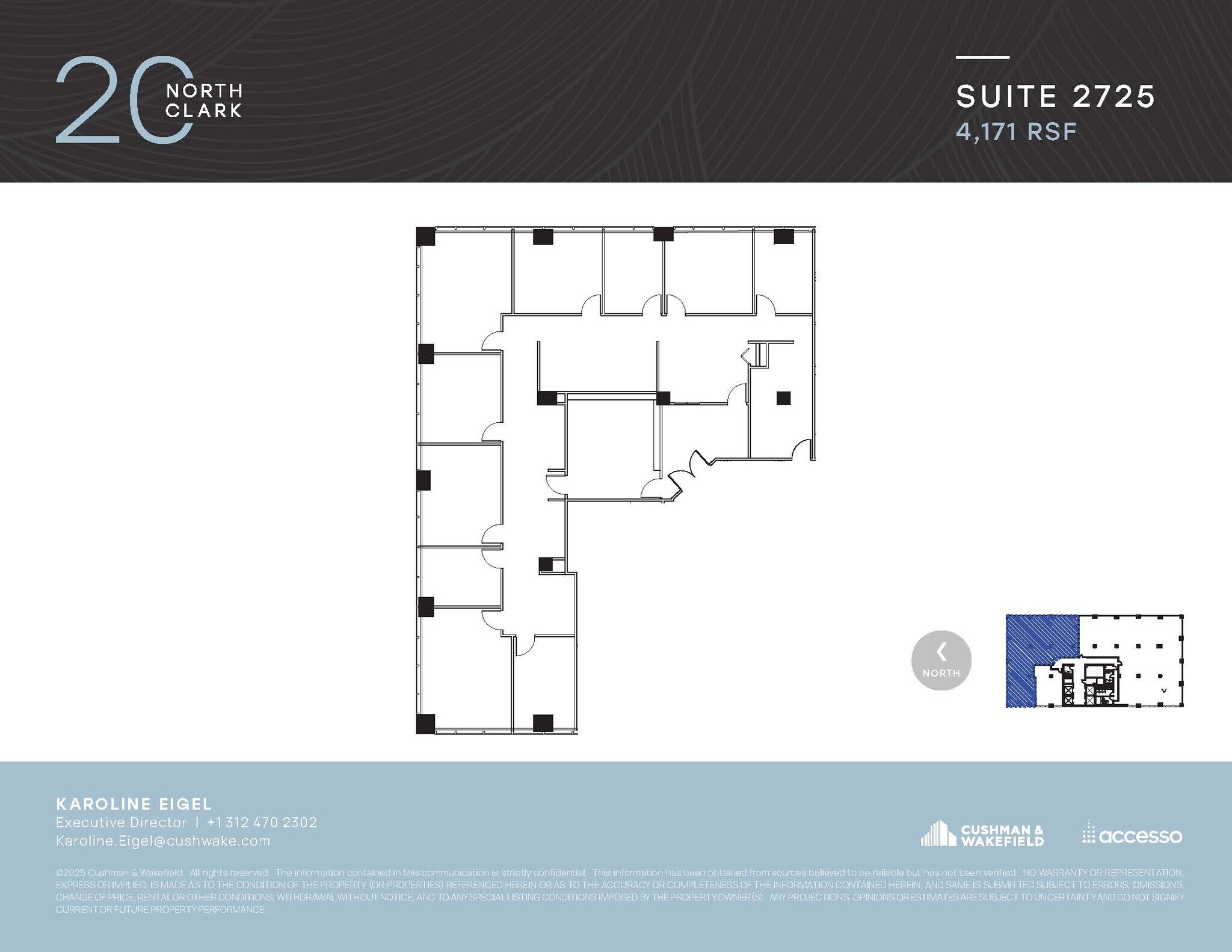 20 N Clark St, Chicago, IL for lease Floor Plan- Image 1 of 1
