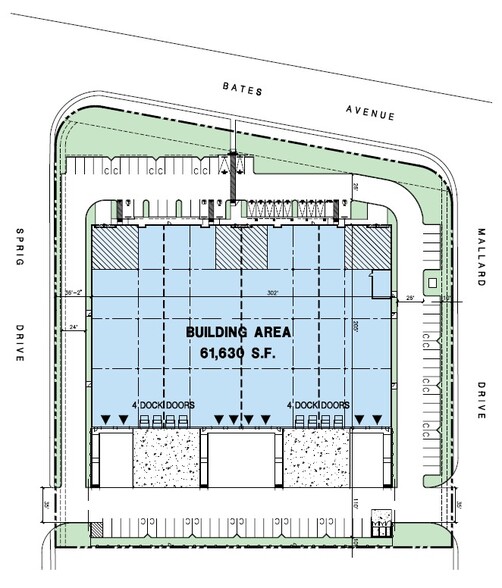 2520 Bates Ave, Concord, CA for lease - Floor Plan - Image 2 of 2