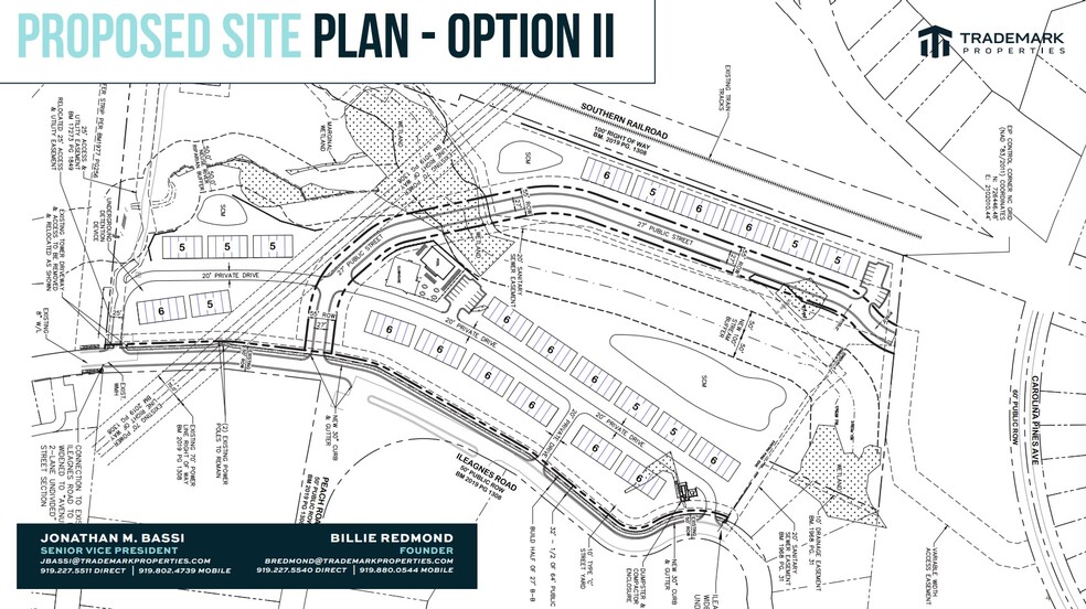 802-906 Ileagnes Road, Raleigh, NC for sale - Site Plan - Image 3 of 3