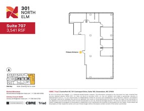 301 N Elm St, Greensboro, NC for lease Floor Plan- Image 1 of 1