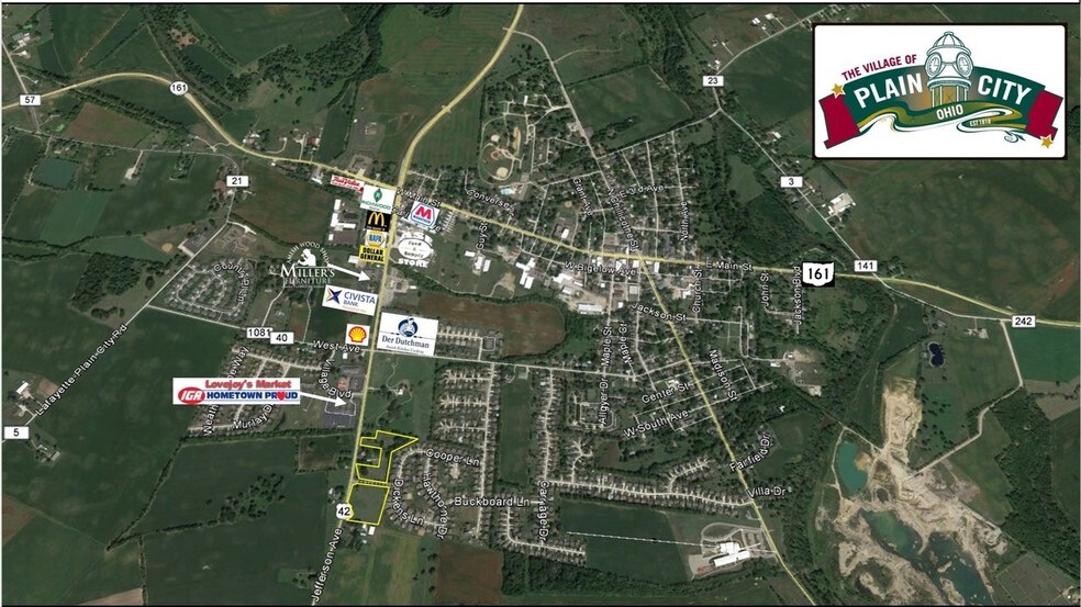 Rt 42 & Perry Pike US HWY 42, Plain City, OH 43064 Land For Sale