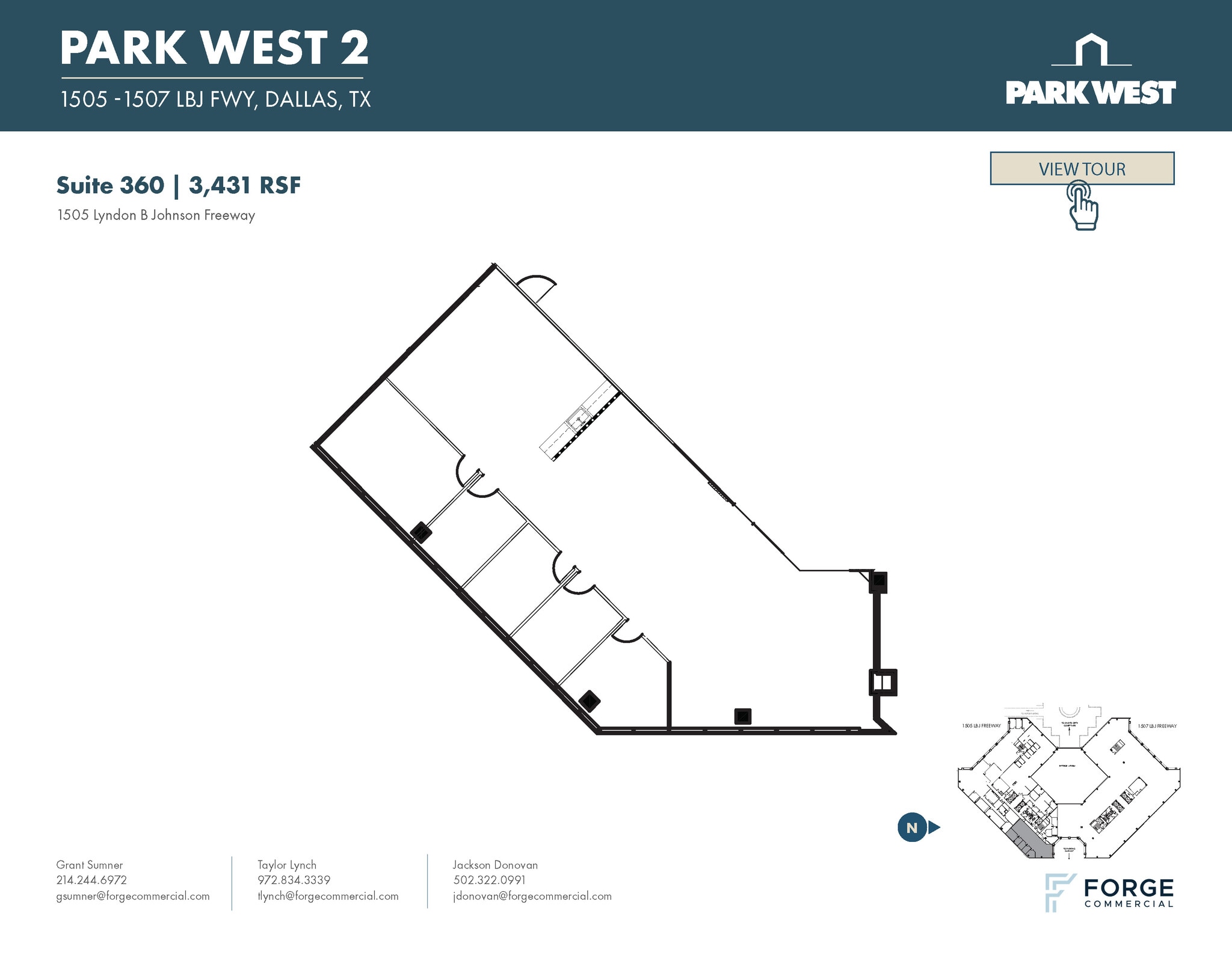 1501-1507 Lyndon B Johnson Fwy, Dallas, TX for lease Floor Plan- Image 1 of 1