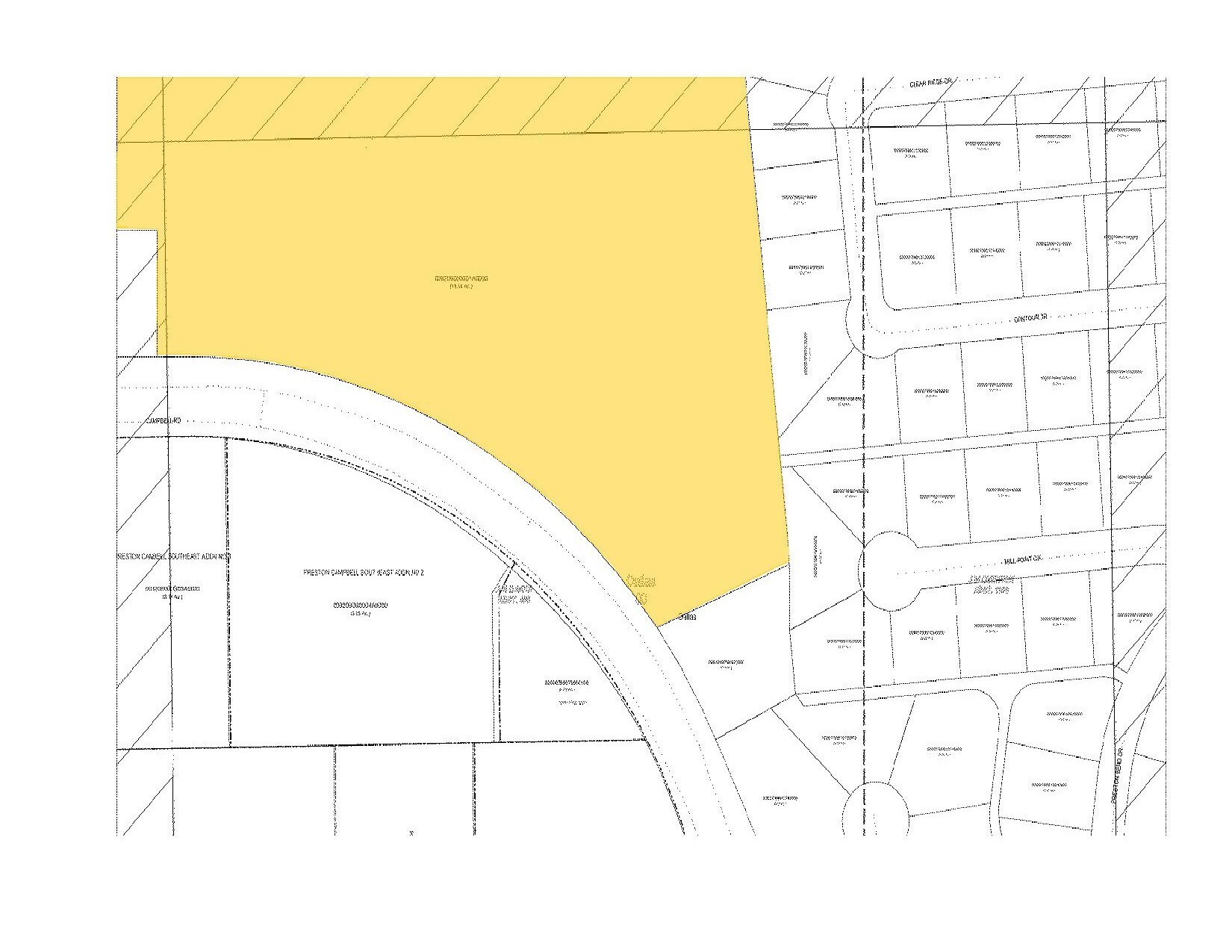17194 NE Preston Rd, Dallas, TX for sale Plat Map- Image 1 of 1