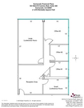 333 W El Camino Real, Sunnyvale, CA for lease Floor Plan- Image 1 of 1