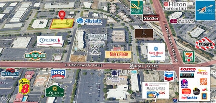 242 E Airport Dr, San Bernardino, CA - AERIAL  map view