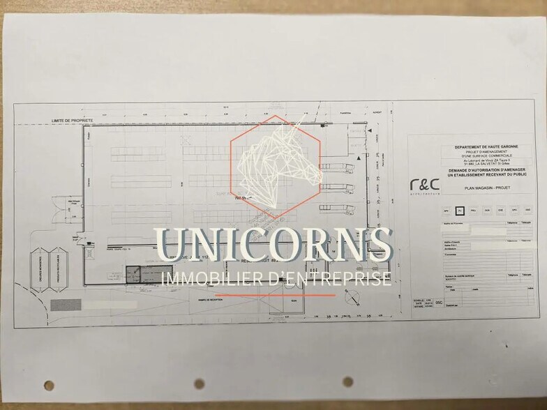 Retail in Plaisance-du-Touch for lease - Floor Plan - Image 3 of 5