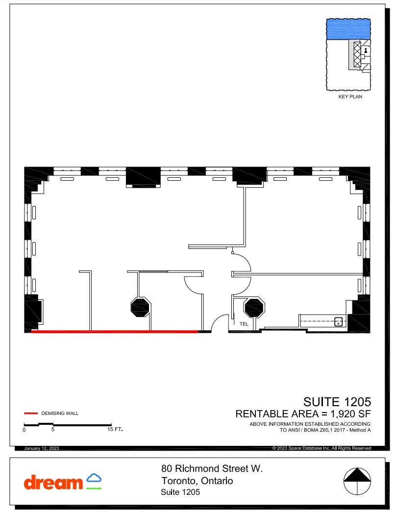 78-80 Richmond St W, Toronto, ON for lease Floor Plan- Image 1 of 1