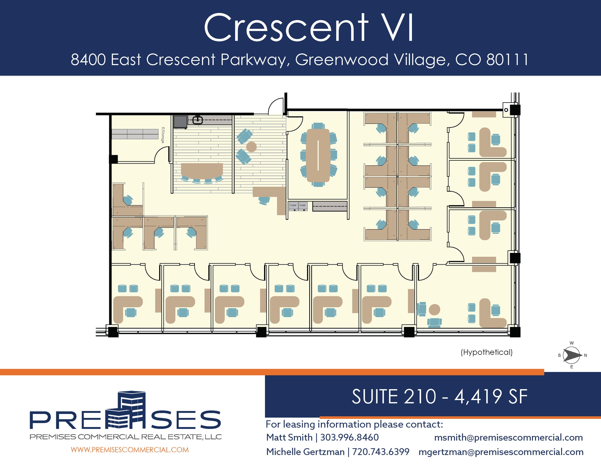 8400 E Crescent Pky, Greenwood Village, CO for lease Floor Plan- Image 1 of 1
