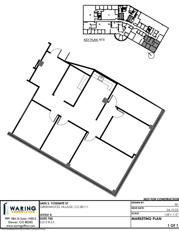 6455 S Yosemite St, Greenwood Village, CO for lease Floor Plan- Image 1 of 1
