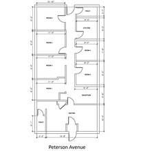 2516 W Peterson Ave, Chicago, IL for lease Floor Plan- Image 1 of 1