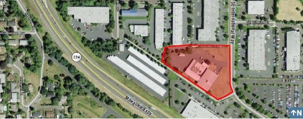 4288 SE International Way, Milwaukie, OR for lease - Aerial - Image 3 of 10