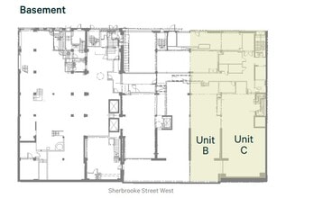 1316-1330 Rue Sherbrooke E, Montréal, QC for lease Floor Plan- Image 2 of 2