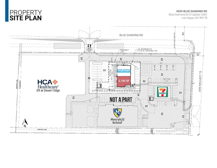 9035 Blue Diamond Rd, Las Vegas, NV for lease - Site Plan - Image 3 of 6
