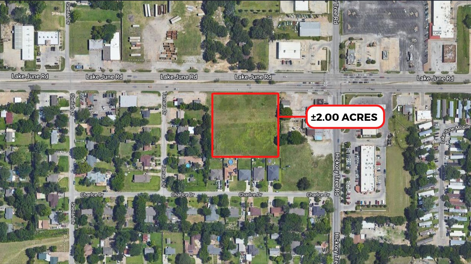 11801 Lake June Rd, Balch Springs, TX for lease Aerial- Image 1 of 3