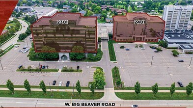 2401 W Big Beaver Rd, Troy, MI - AERIAL  map view - Image1
