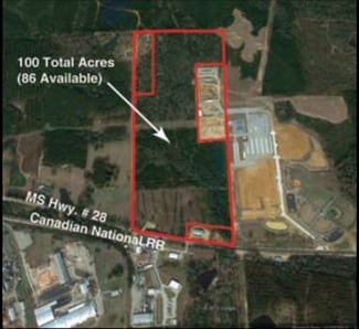 More details for 28 W HIGHWAY - WEST TAYLORSVILLE INDUSTRIAL Park, Taylorsville, MS - Land for Sale
