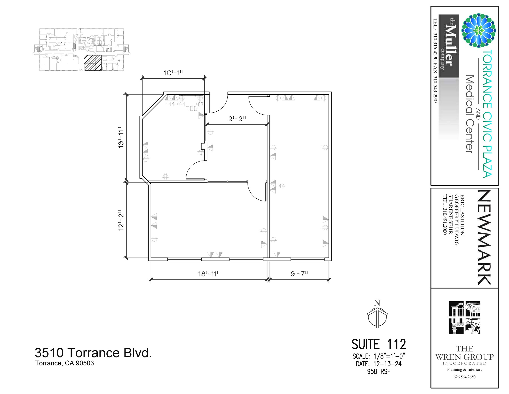 3400 Torrance Blvd, Torrance, CA for lease Floor Plan- Image 1 of 1