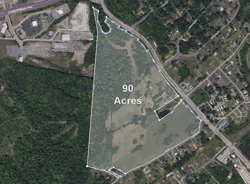 128 Ridgeway Rd, Kingsport, TN for sale - Aerial - Image 1 of 1