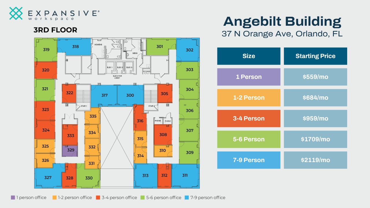37 N orange Ave, Orlando, FL for lease Floor Plan- Image 1 of 7