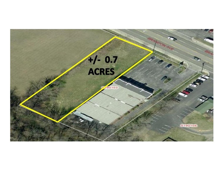 3440 Brandon Ave, Roanoke, VA for lease - Aerial - Image 1 of 7