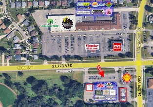 13400-13480 E 15 Mile Rd, Sterling Heights, MI - AERIAL map view - Image1