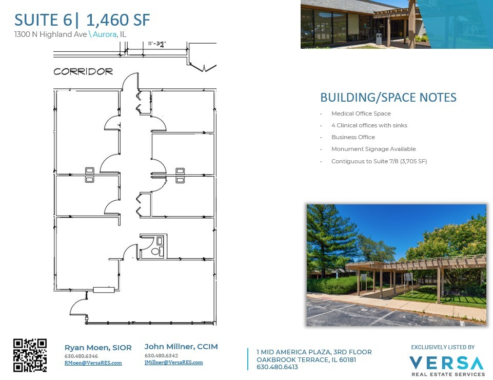 1300 N Highland Ave, Aurora, IL for lease Floor Plan- Image 1 of 2