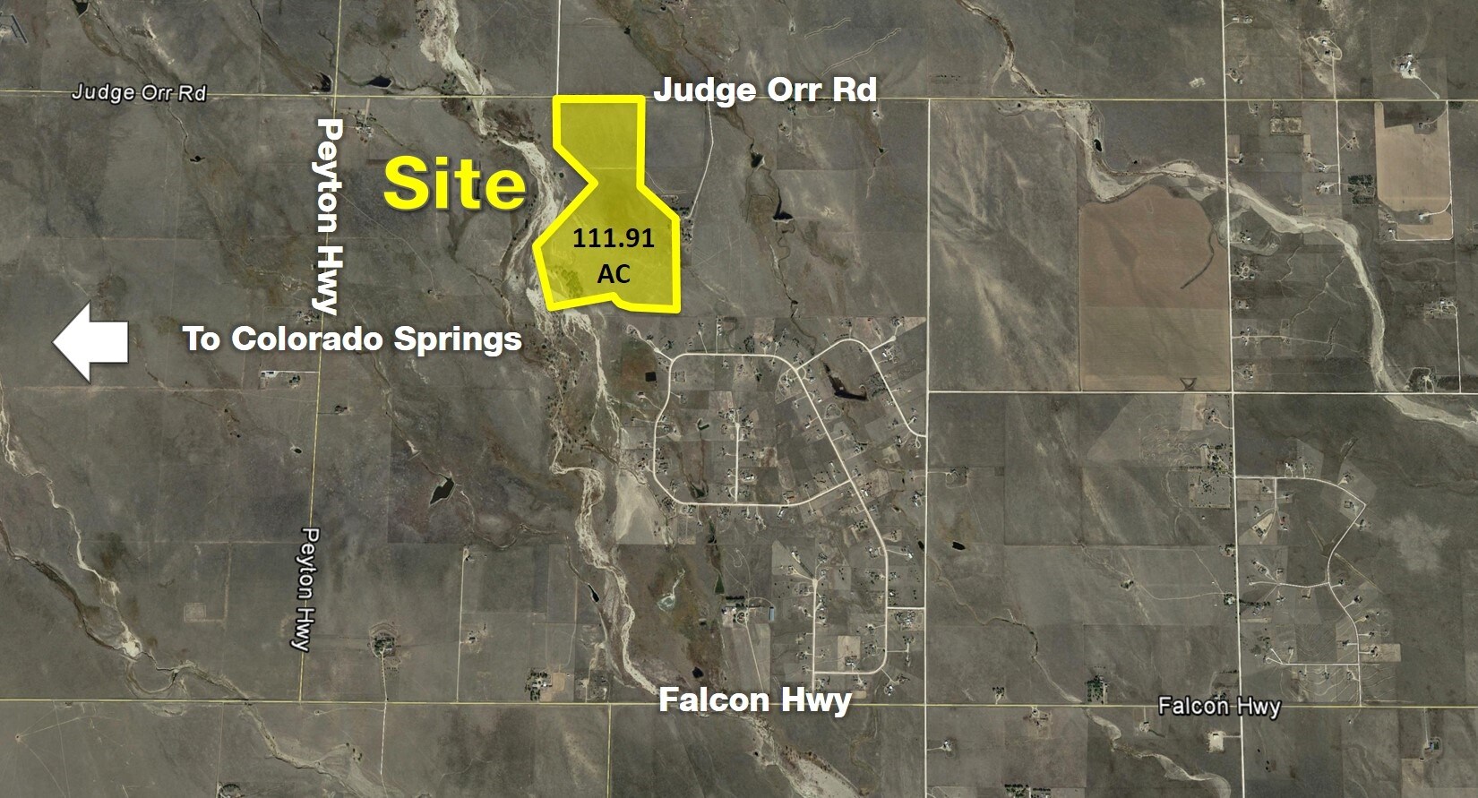 Judge Orr Rd And N Peyton Hwy, Peyton, CO 80831