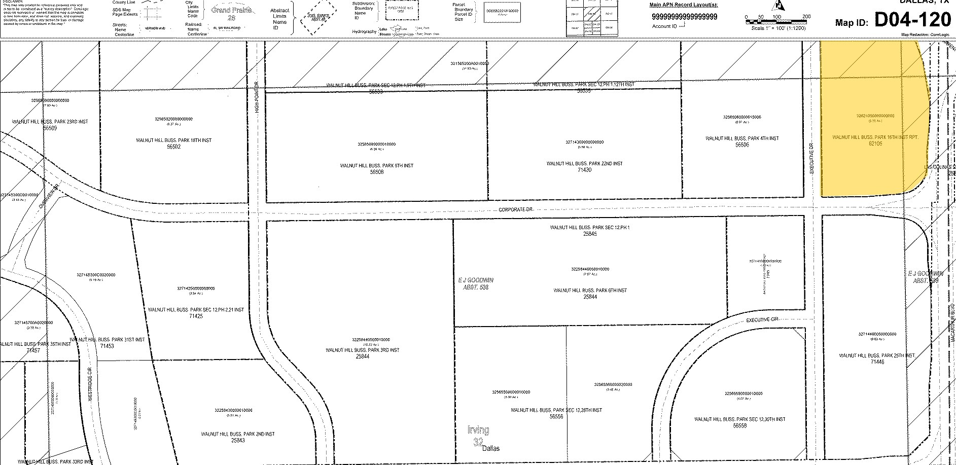 5601 N MacArthur Blvd, Irving, TX for sale Plat Map- Image 1 of 1