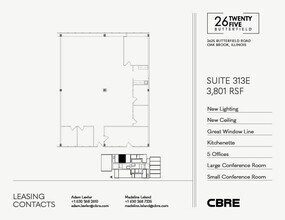 2625 Butterfield Rd, Oak Brook, IL for lease Floor Plan- Image 1 of 2