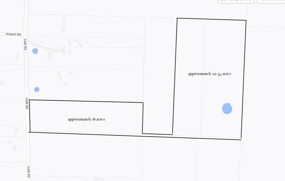 Land Calk Rd (3 lots) portfolio of 3 properties for sale on LoopNet.com - Aerial - Image 2 of 2