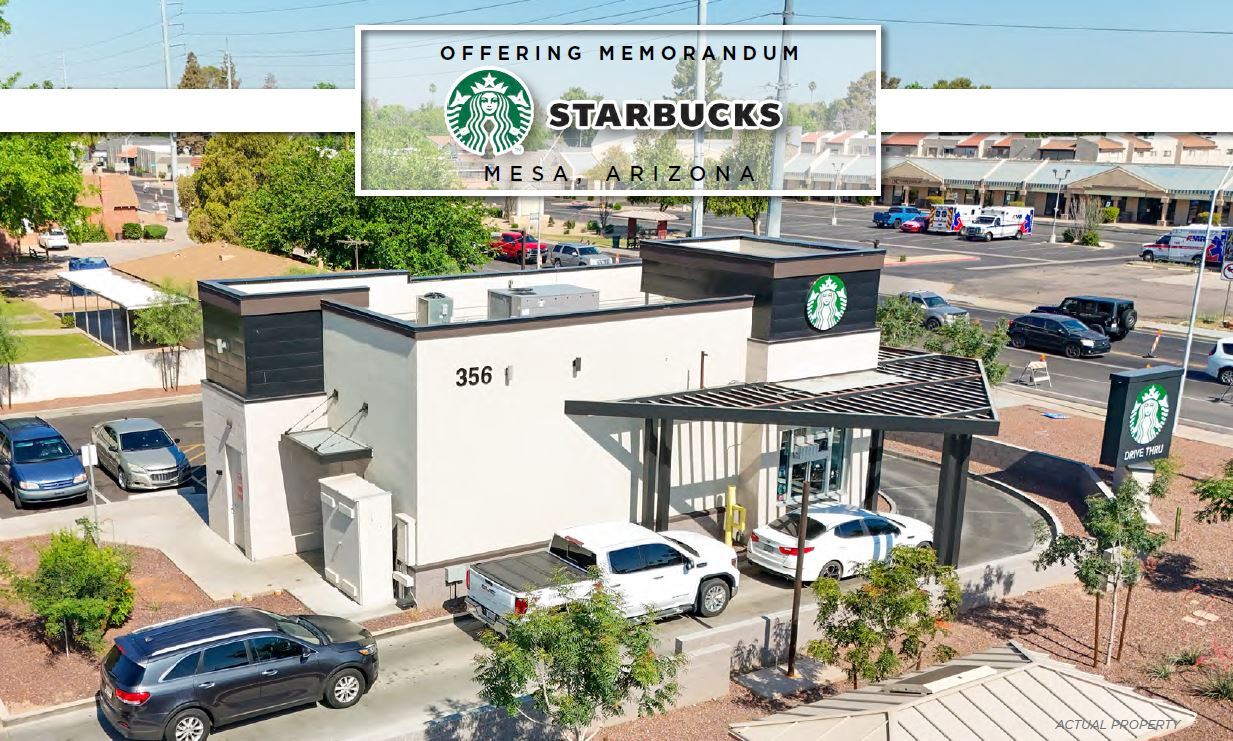 356 N Stapley Dr, Mesa, AZ 85203 New Starbucks with DriveThru in