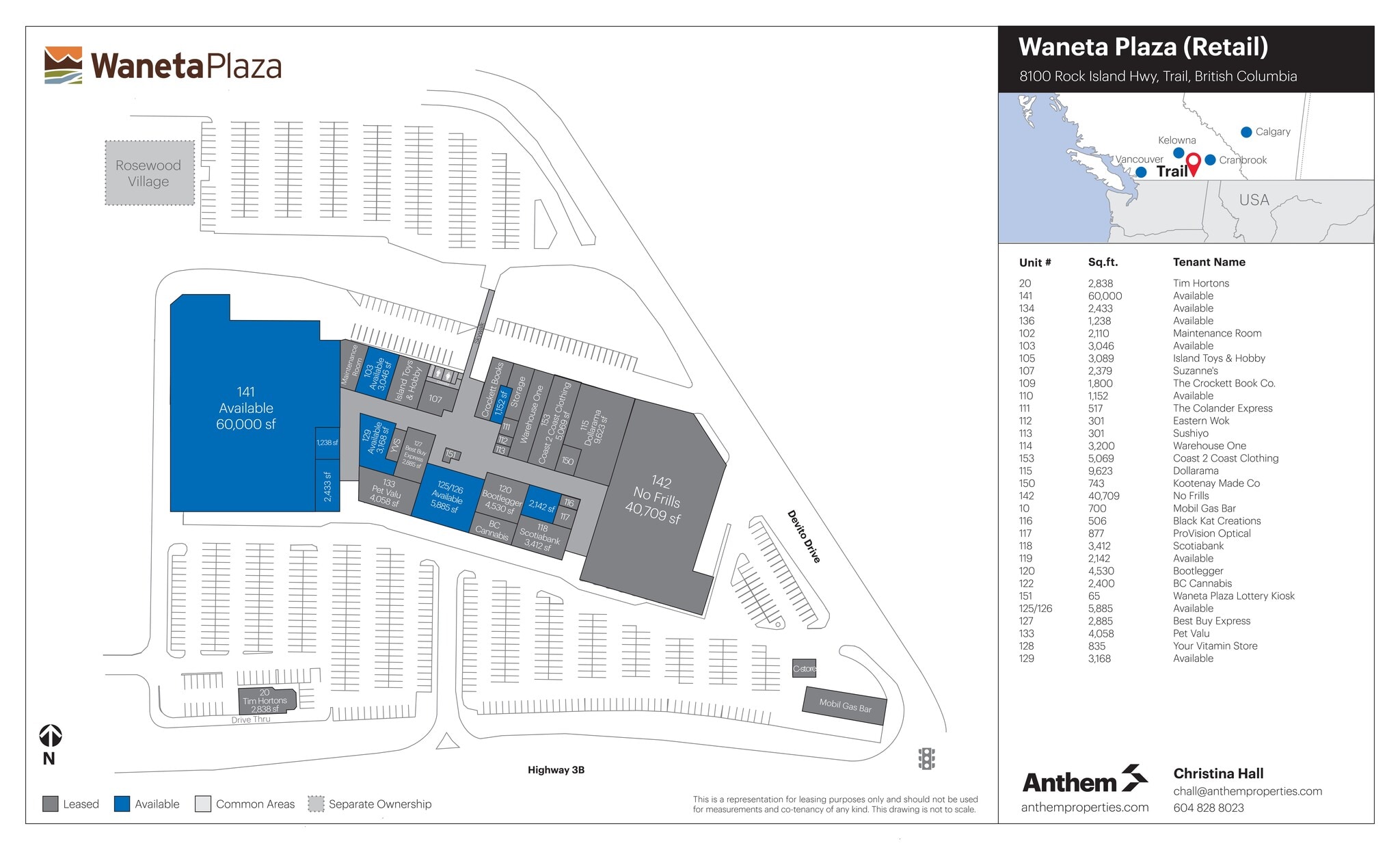 8100 Rock Island Hwy, Trail, BC for lease Site Plan- Image 1 of 1